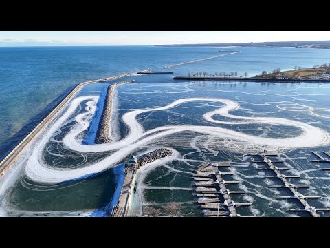 Milwaukee Wisconsin Ice Racing Mckinley Marina – What Else Are You Going To Do With A Frozen Marina During Winter?