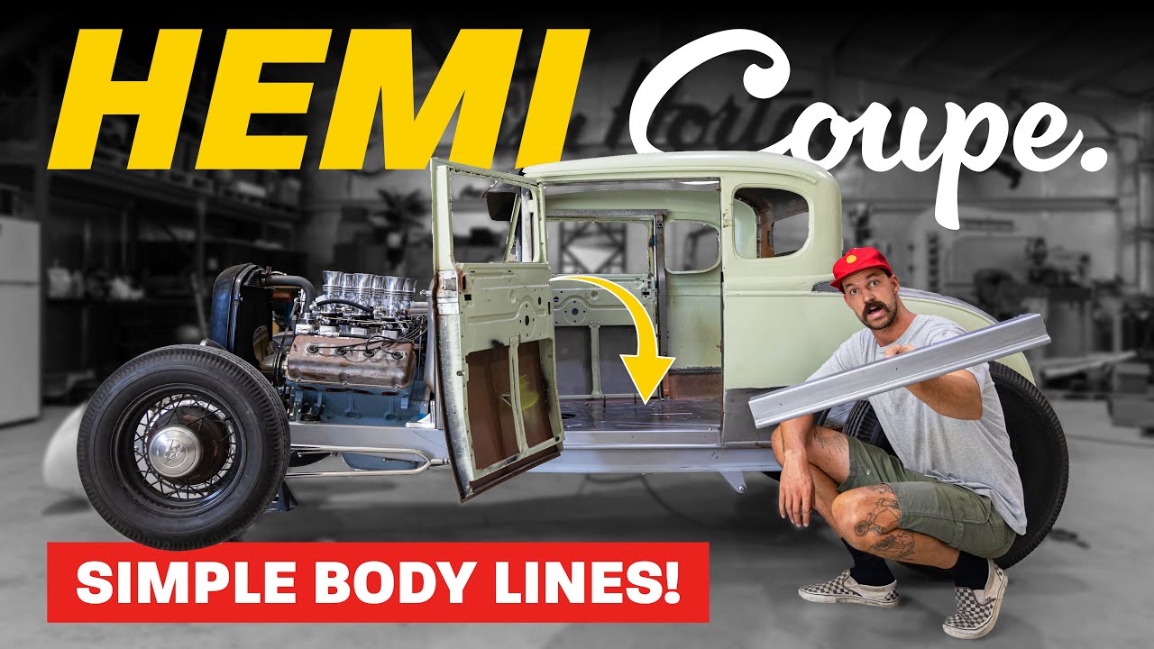 How to Make Custom Dies for Simple Body Lines | Fabricating Hemi Coupe Door Reveals Using A Technique That Will Work For Lots Of Stuff!