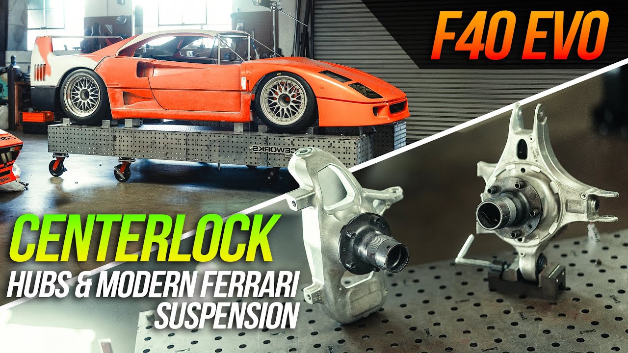 Stanceworks Real Ferrari F40: Part 6 – It’s Time For The Suspension To Start Coming Together With Parts From Ferrari And H&R