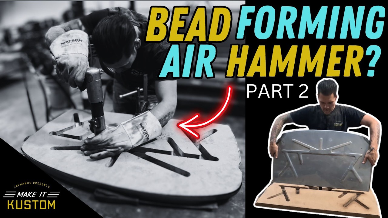 MAKING A Wood HAMMER Formed Firewall: Part 2 – DIY Hammer Forming Because BEADROLLING Can’t Do THIS!