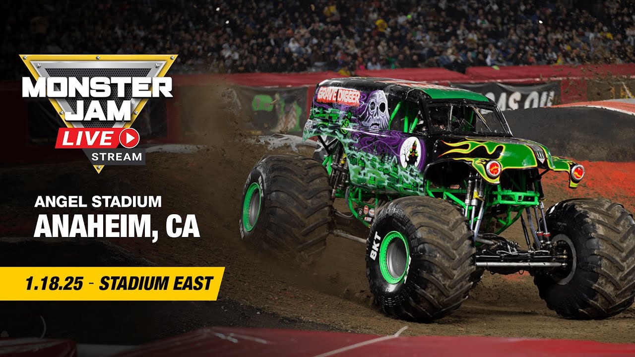 Didn’t Make It To Monster Jam? Here’s The Entire Show From Monster Jam At Anaheim Stadium In SoCal!