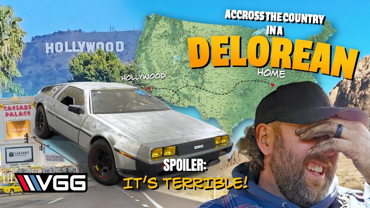 Derek Drove A DELOREAN All The Way Across The Country And IT WAS TERRIBLE! Why Would He Do This?