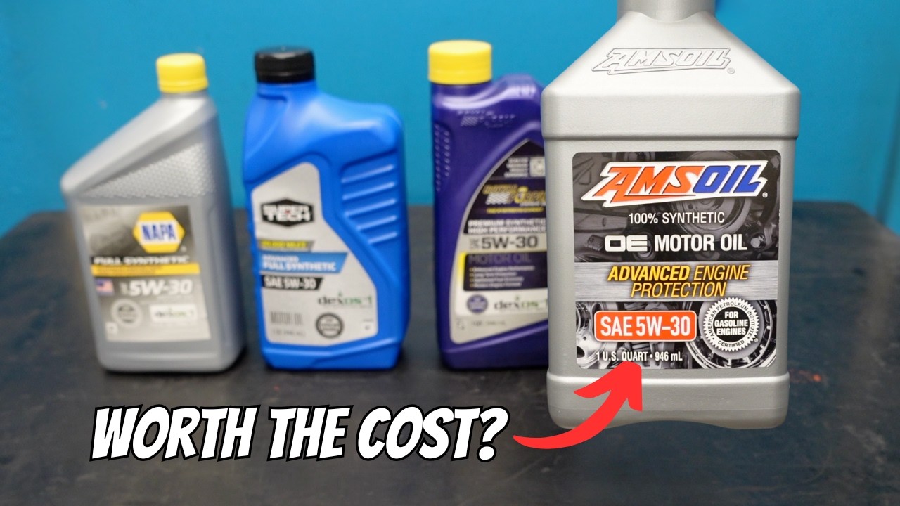 Synthetic Oil Is The Right Choice For Your Ride, But Is There A Difference Between Oil That Costs $5 and $10 Per Quart?