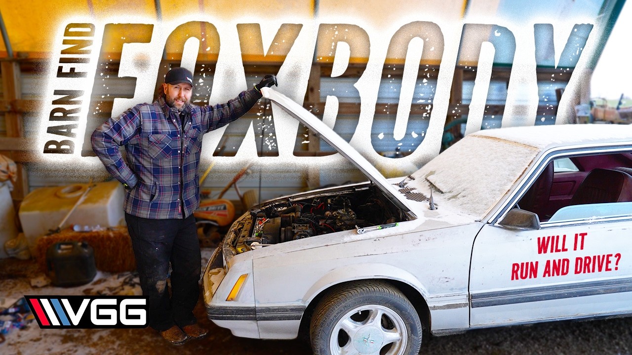 Vice Grip Garage BARNFIND: This FoxBody Mustang Has Been Parked For 23 YEARS! Will It RUN AND DRIVE Home For Derek?