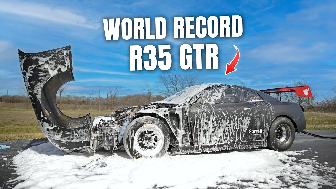 TX2K25 Day 2 From The Texas Motorplex: The World’s FASTEST R35 GT-R Catches FIRE after the Record Run and LOTS More!