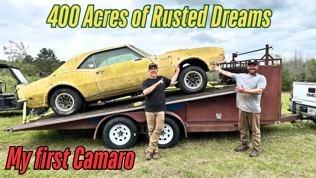 Newbern Got A First Gen Camaro, And A Rad Old Race Car Hauler To Haul It Home With! What Could Possibly Go Wrong?
