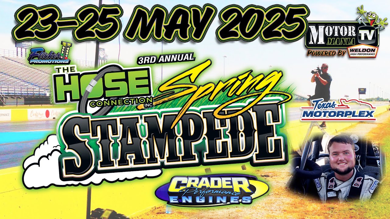 FREE LIVE STREAMING DRAG RACING: The Spring Stampede At The Texas Motorplex Is LIVE Right Now!