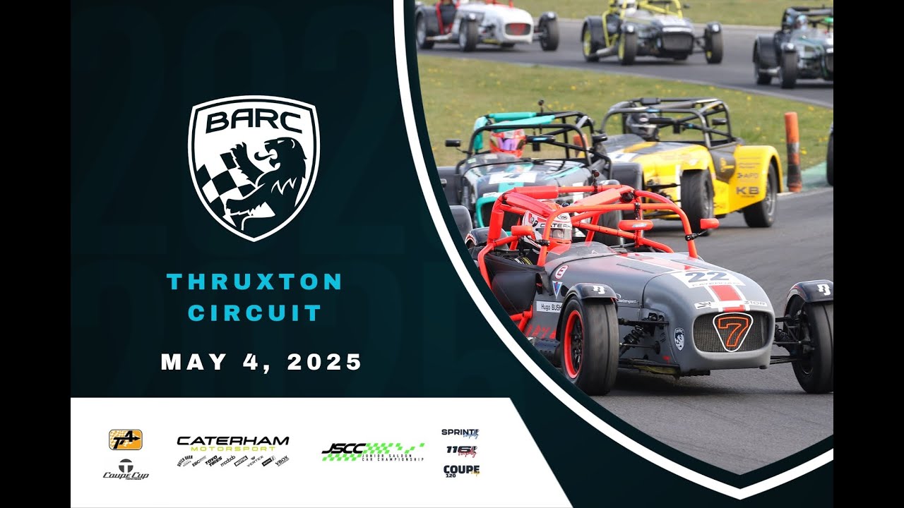 Free Road Racing Livestream From England: British Automobile Racing Club Action LIVE From Thruxton – Sunday May 4th