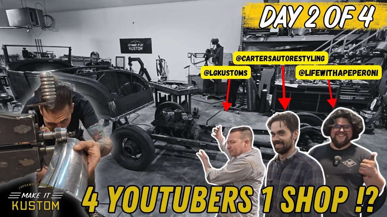 The 4 Day Roadster Build: Day 2 – Reproducing Body Lines, Panels, And A Rolling Chassis To Try And Make This Incomplete Model A Into A Running And Driving Car