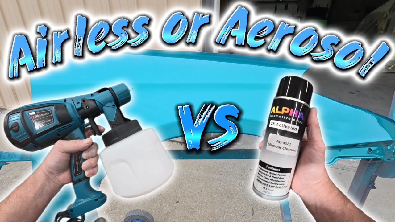 Aerosol vs. Airless: DIY Auto Paint Showdown! Which One Is Better For The DIYer Trying To Paint A Car?