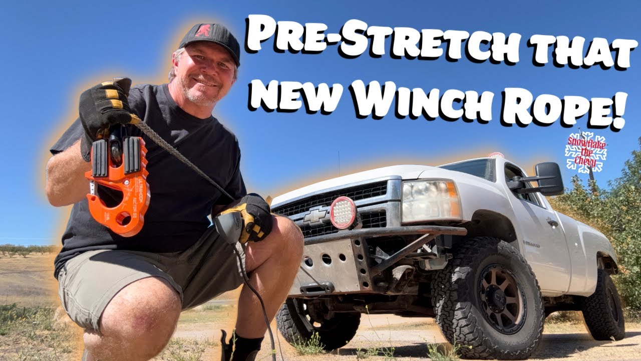 Dirt Daily With Fred Williams: How to Replace and Stretch your Synthetic Winch Rope. Steel Cable Is A Thing Of The Past