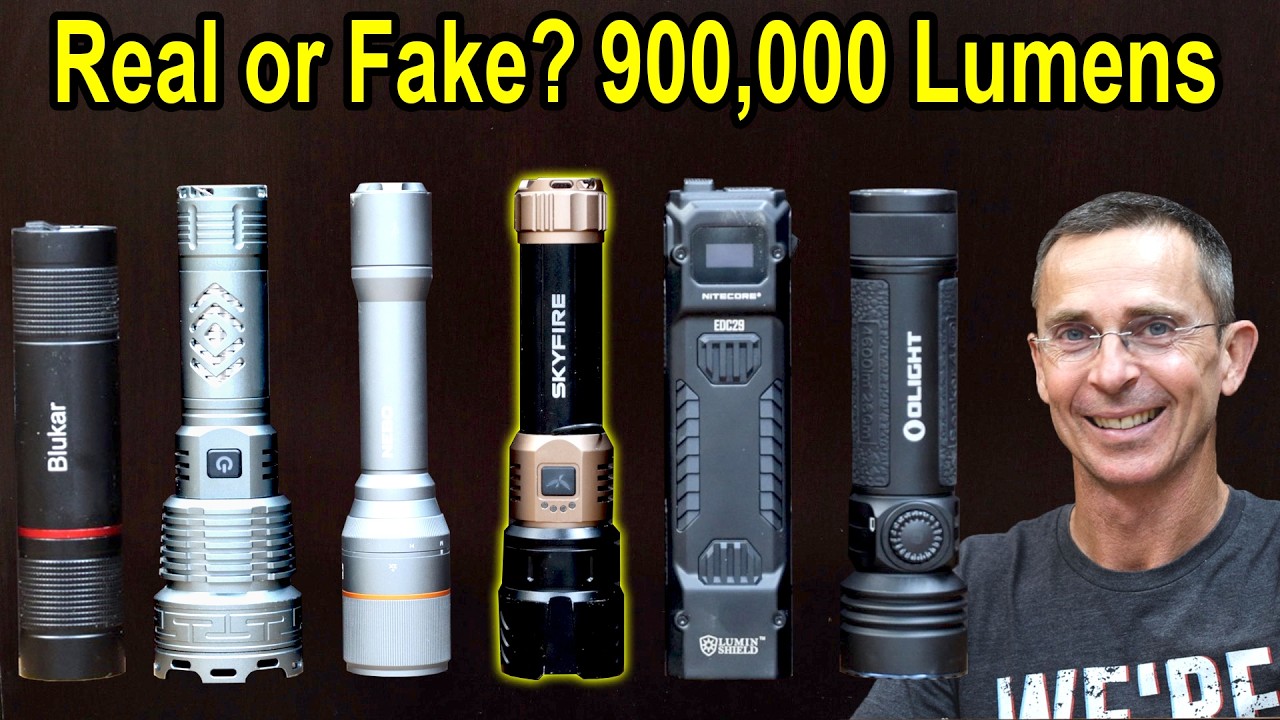A Billion Lumens For Just $20? Putting The Most Powerful Flashlights To The Test! Big Power, Little Package