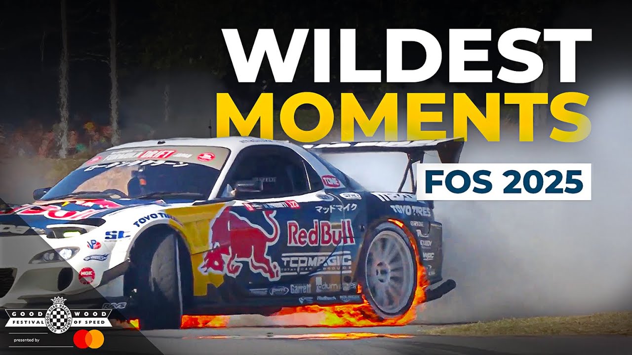 Here Are The 22 Most Bad Ass Wild Rides That Went Down At The 2025 Goodwood Festival of Speed: Tire Smoke, Fire, And More!