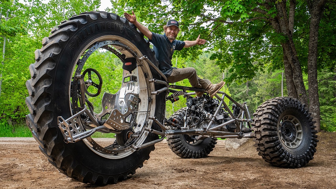 The Grind Hard Giant Trike Project: Part 7 – The 3×3, Twin Engine, Monster Trike Gets More Custom Fab As They Finish Up The Cockpit!