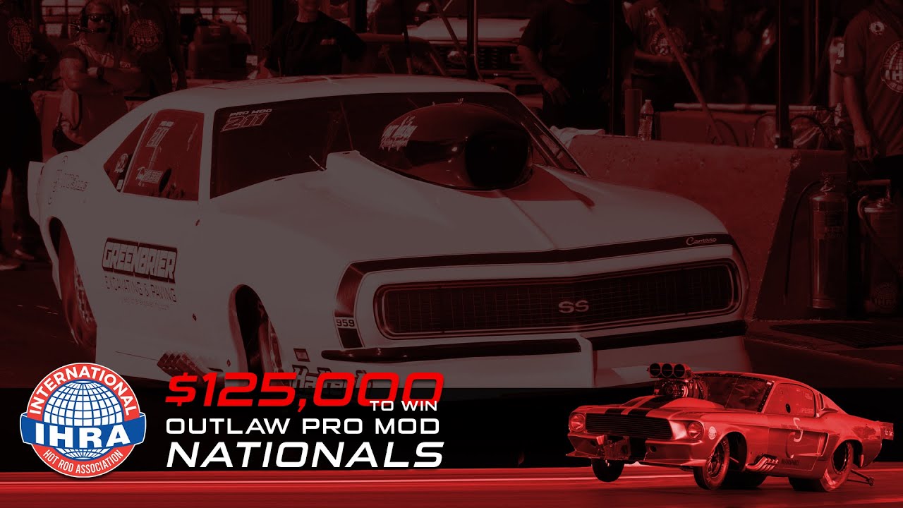 FREE LIVESTREAM!!! The $125,000 To Win IHRA Outlaw Pro Mod Nationals At Durana Dragway Milan: Qualifying + Top Bulb Shootout Friday