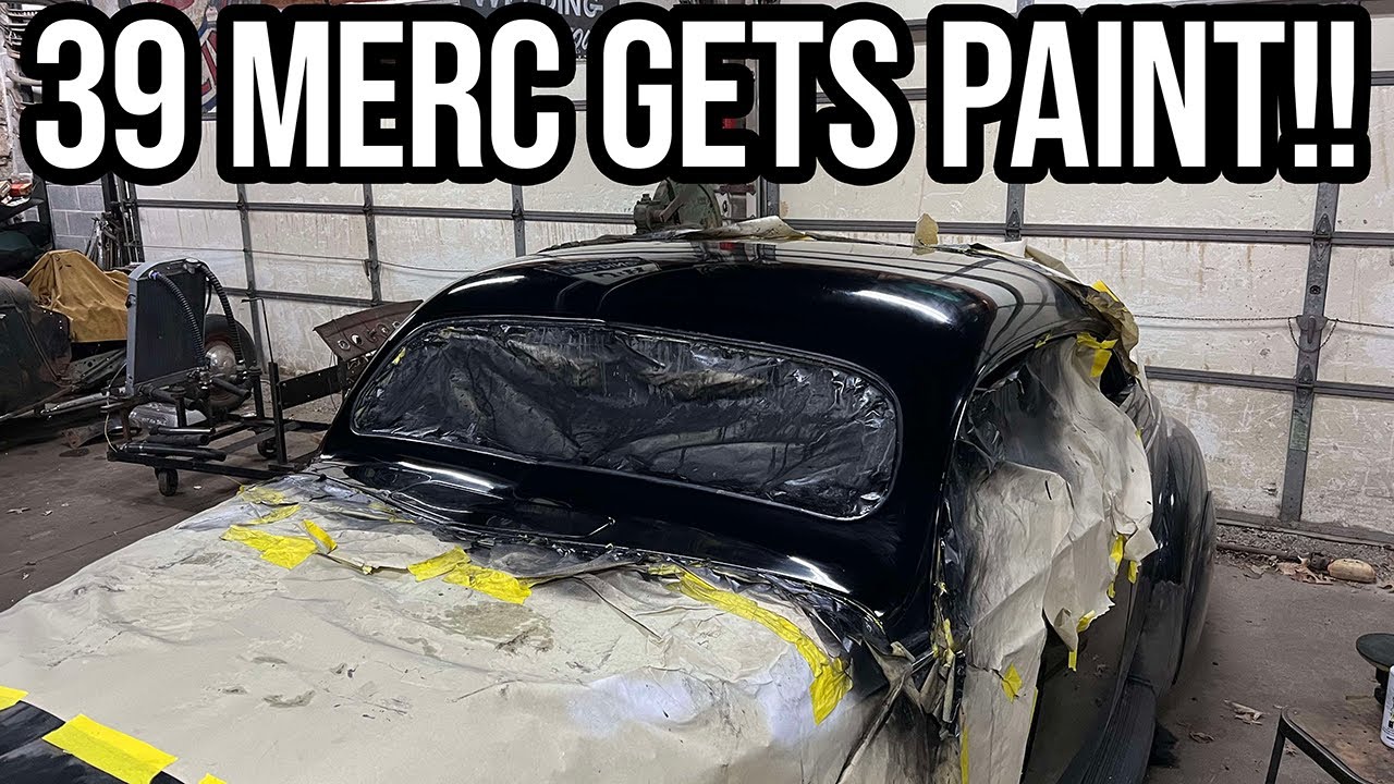 The Mangled Mercury Project: Part 16 Finishing Up The Small Things And Spraying Some Fresh Lacquer On The Newly Chopped 1939 Merc.