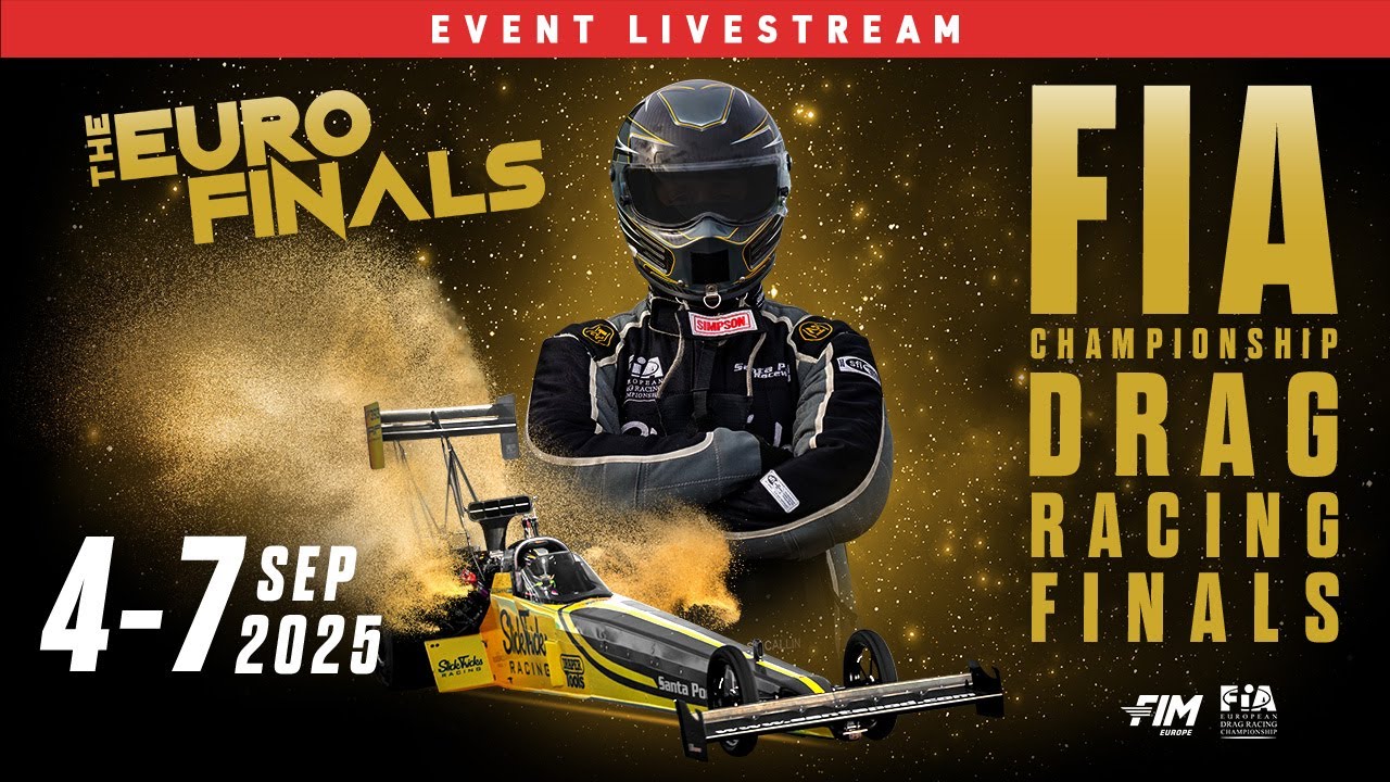 FREE LIVE DRAG RACING: We’ve Got The FIA Euro Finals 2025, From Santa Pod In England – Saturday