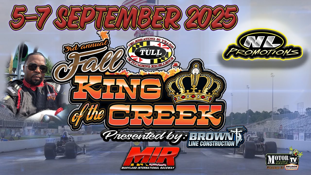 FREE LIVE Drag Racing: The 2025 No Limit Fall King Of The Creek At Maryland International Is Back – Sunday Racing Action