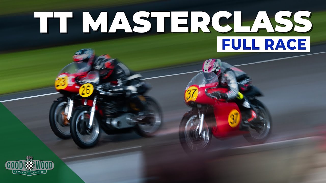 Epic Vintage Motorcycle Racing From Goodwood: The 2025 Barry Sheene Memorial Trophy Full Race From Goodwood Revival