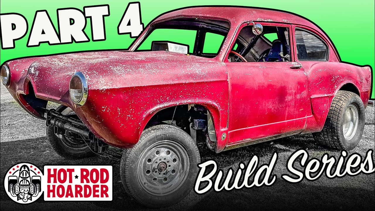 The Hot Rod Hoarder Gasser Henry J Project Gets An Engine: Check Out The FATHER & SON Gasser Big Block Upgrades Happening Now!