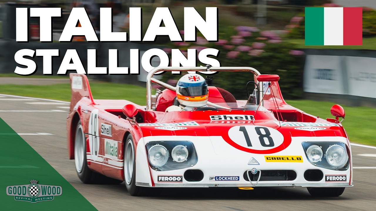 Goodwood Revival Video: Here Are Goodwood’s Picks For The Most Beautiful Italian Cars To Grace The Racetrack During Revival Weekend!