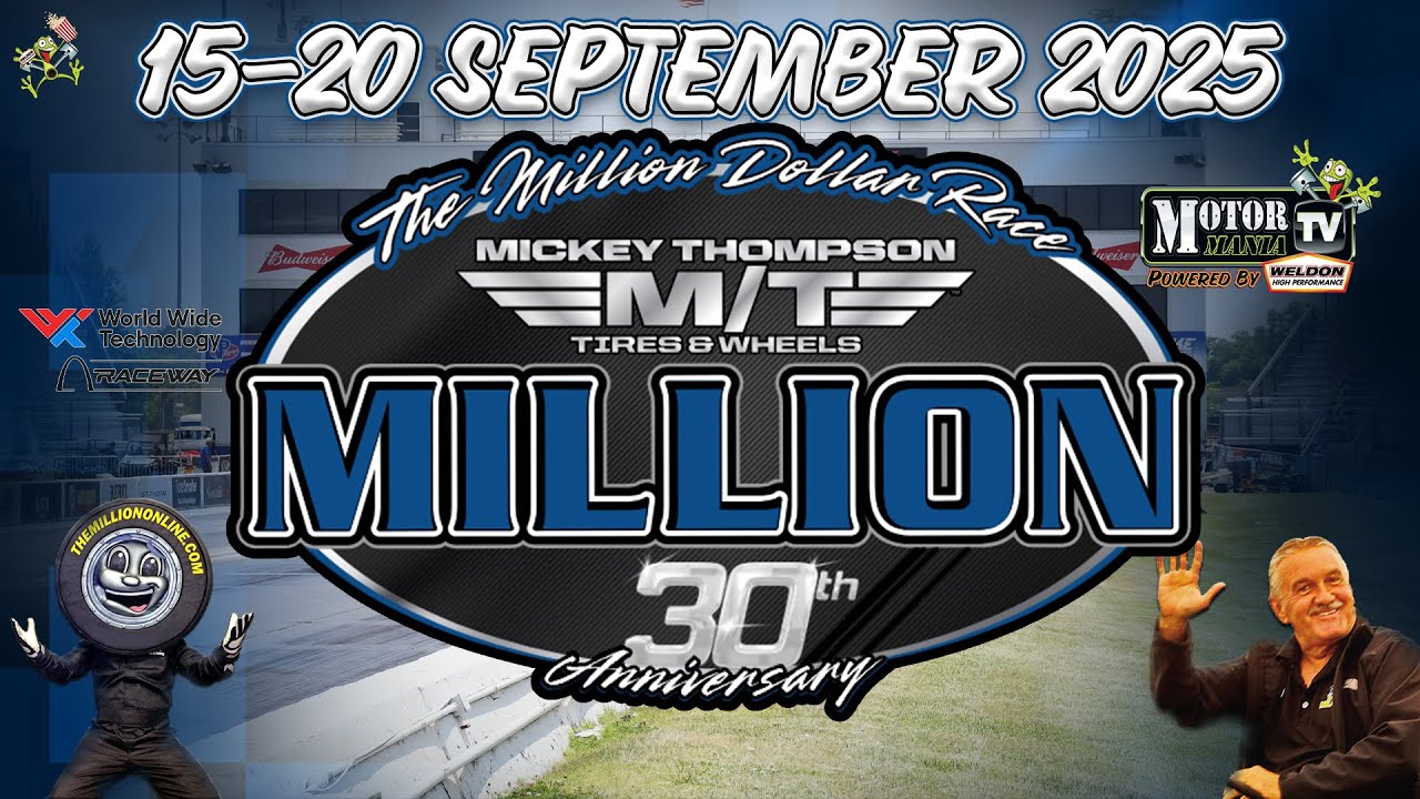 The 30th Annual Million Dollar Race – The Real Deal OG Million – $100,000 Big Money Bracket Racing – Thursday/Saturday $100k