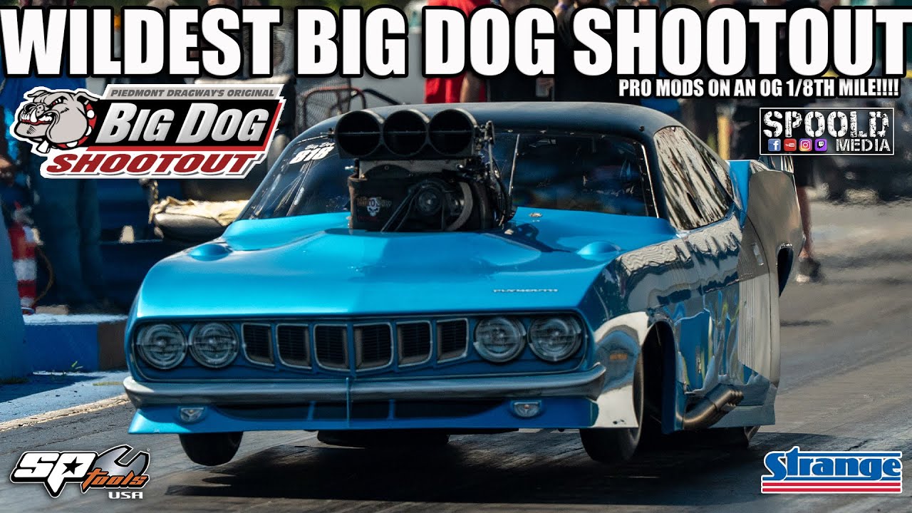 THE WILDEST BLOWERS VS NITROUS PRO MOD BATTLE AT PIEDMONT!!! PRO MODS ON AN OG 1/8th MILE TRACK AT THE BIG DOG SHOOTOUT SEPTEMBER 2025