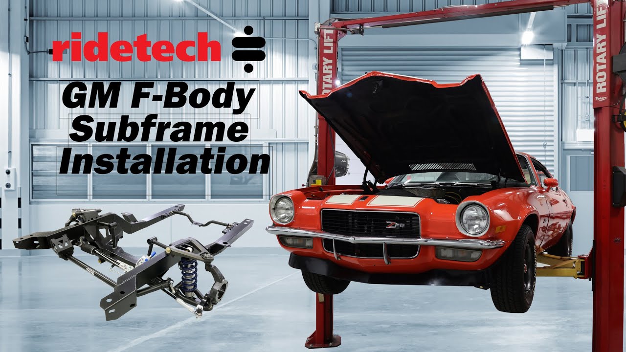 New Product: Ridetech Introduces And Installs Their New 2nd Gen F-Body Front Subframe! Bolt In Performance.