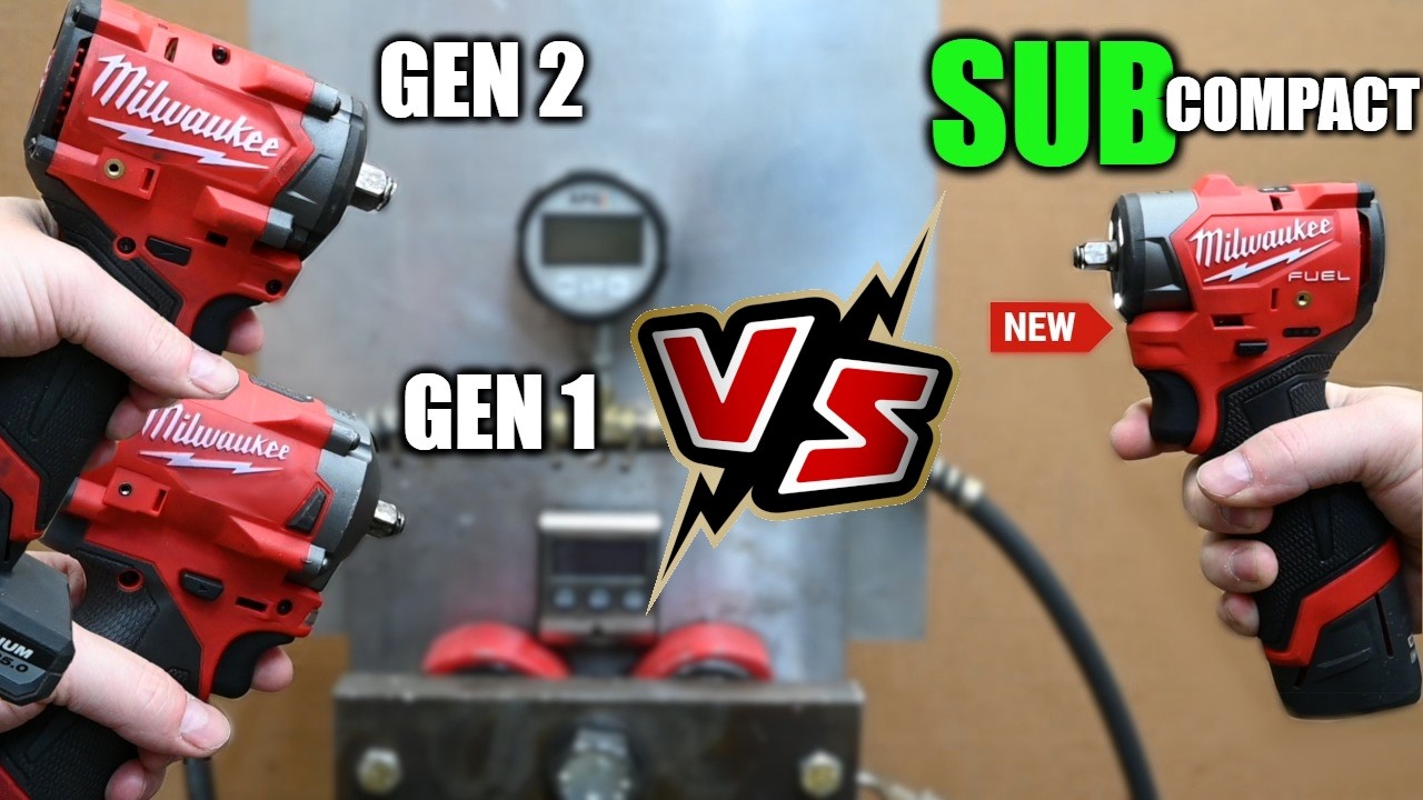 Cordless Impact Testing: Pitting The New Milwaukee Sub-Compact vs Snap-On vs M12: Is This New Milwaukee Worth it?