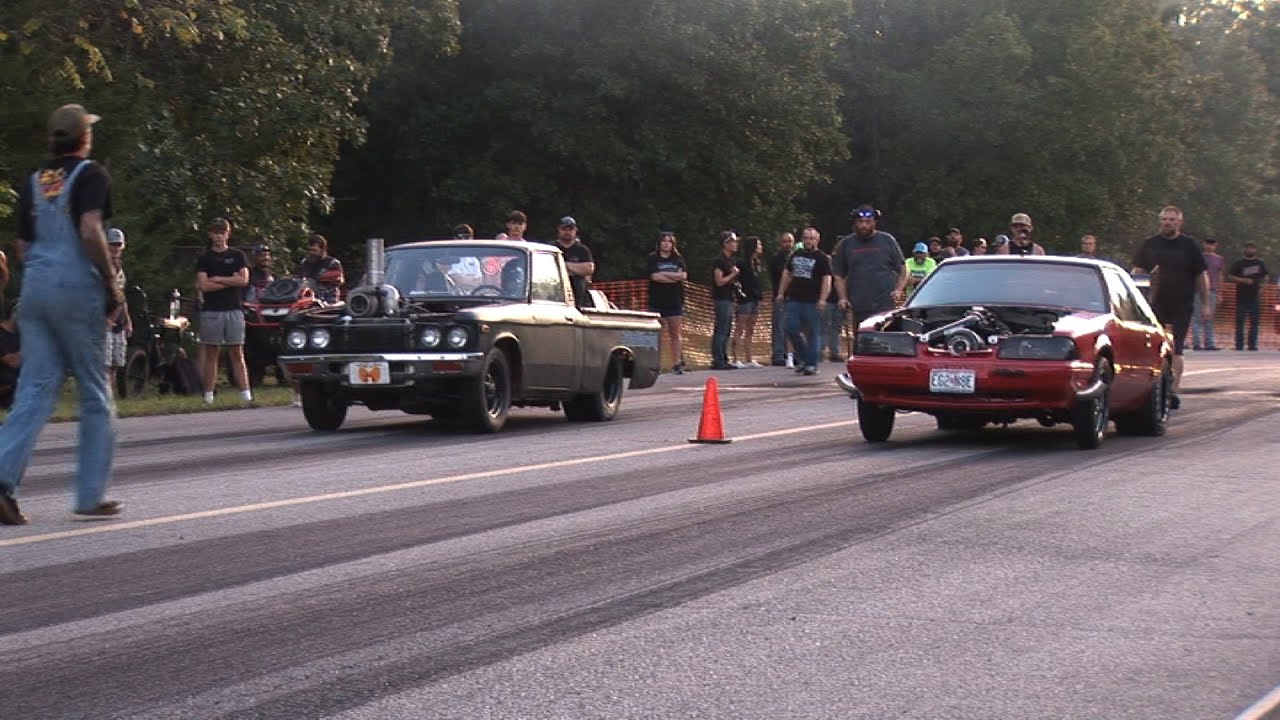 Backside NO PREP Drag Racing Video: The Backside Banger No Prep Drag Race From Ozark Raceway Park