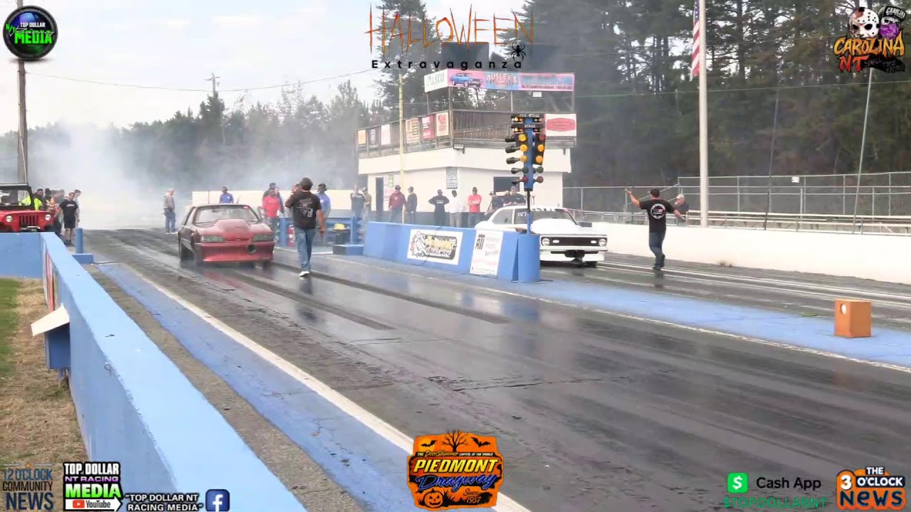 Carolina NT Presents Halloween Extravaganza Live at Piedmont Dragway. Free Live Drag Racing action right here!