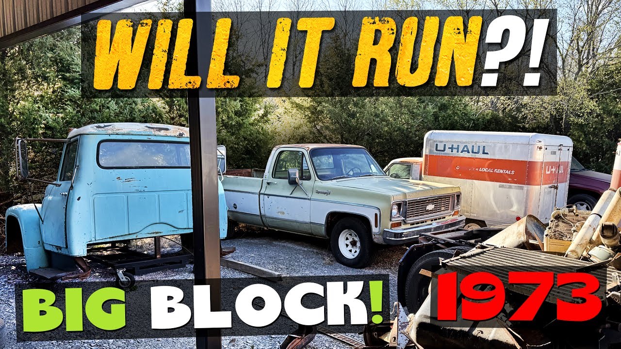 Will This Big Block Powered 1973 Chevrolet Squarebody Truck Run And Drive? It’s An Oklahoma Survivor!