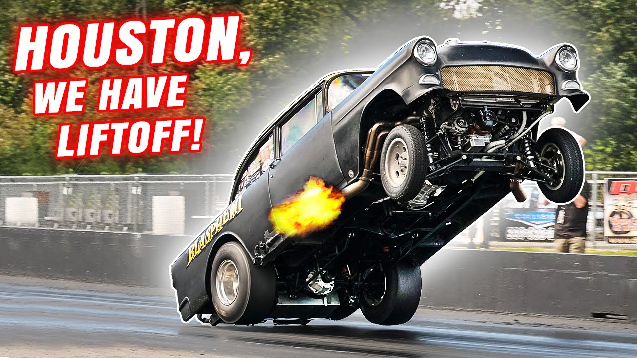 FINNEGAN’S CAR REFUSES TO STOP DOING WHEELIES! The Adventures Of Finnegan And Blasphemi – HOT ROD DRAG WEEK 2025: Part 1