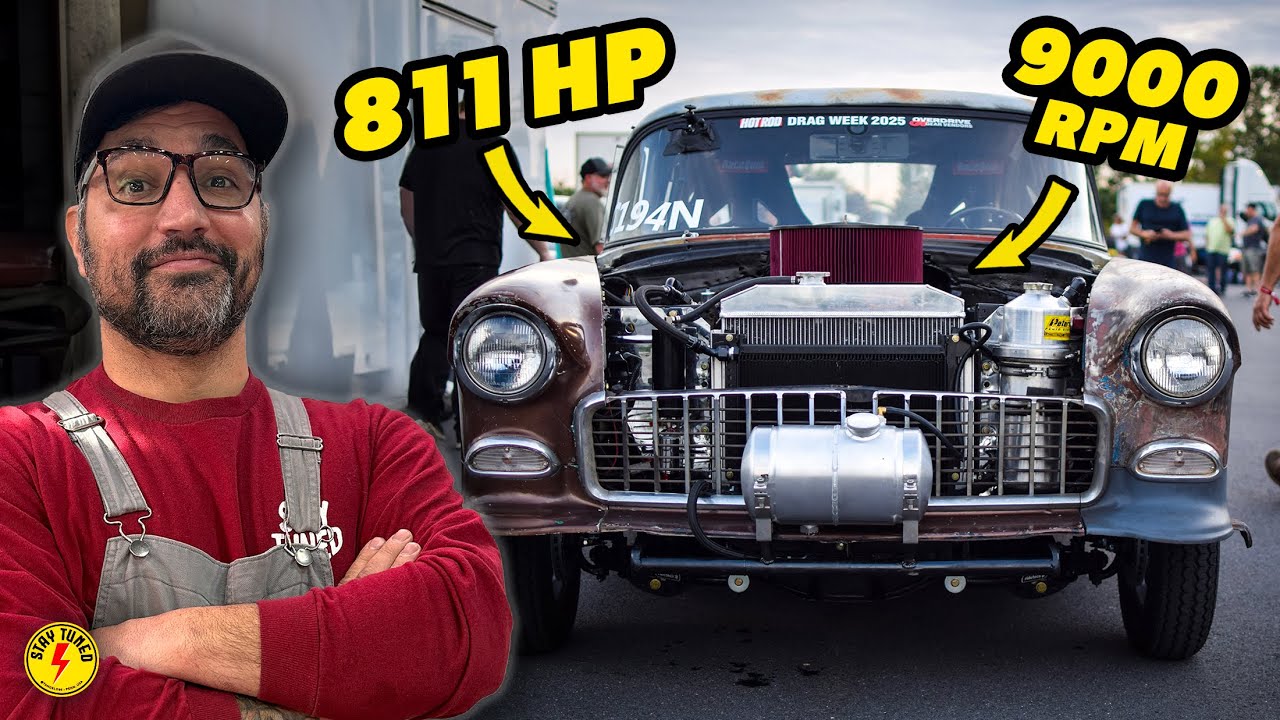 A NASCAR ENGINE + FORGOTTEN 80’s Drag Racer! Can Tony Go 850 Miles on the STREET? – Drag Week 2025 Pt. 1 What Could Possibly Go Wrong?