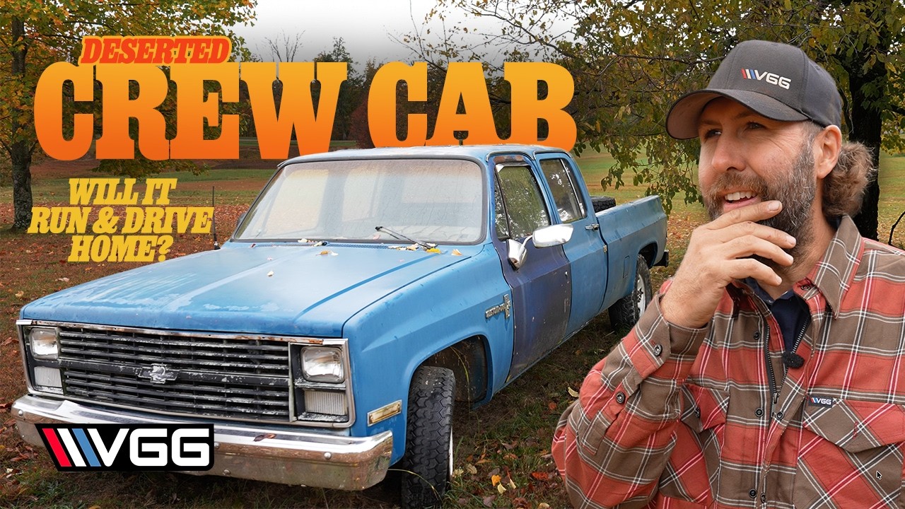 Check Out This FORGOTTEN Squarebody CREW CAB! Will It RUN AND DRIVE After Being Parked For Years?