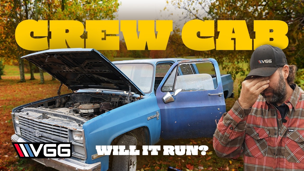 Derek Is Rescuing a Forgotten Square Body Crew Cab — Will It RUN and DRIVE? Will The Vice Grip Garage Adventure Be Worth It?