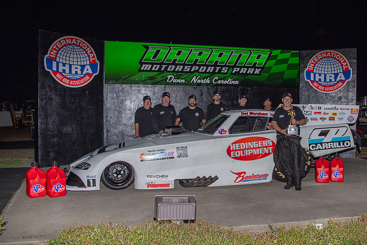 Worsham, Satenstein Put Exclamation Point on IHRA Outlaw Nitro Series Season With Wins at Darana Motorsports Park – Dunn in Dunn, North Carolina.