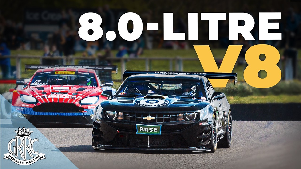 An Absolute Monster On The Road Course! This GT3 Camaro Leaves Goodwood Crowd Awestruck! Big American V8 Power