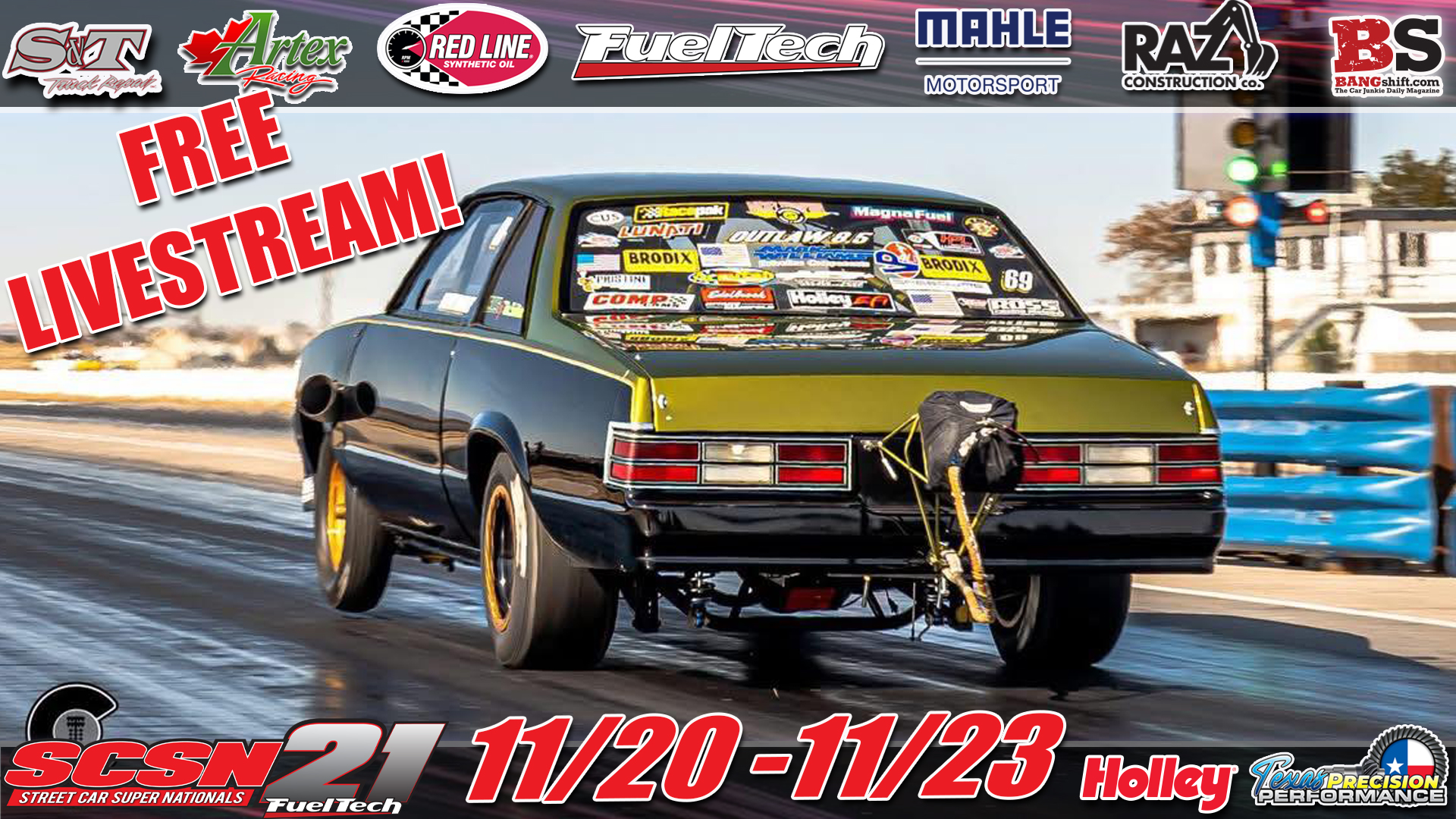 FREE LIVE DRAG RACING: The 2025 Street Car Super Nationals at The Strip at Las Vegas Motor Speedway – Thursday Qualifying