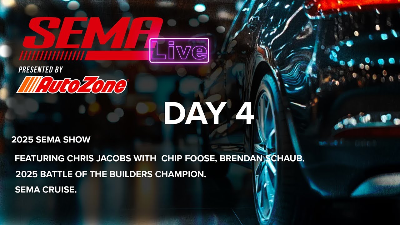 THE SEMA SHOW 2025 LIVESTREAM EXPERIENCE IS RIGHT HERE! BIG STARS, BATTLE OF THE BUILDERS, AND MORE!