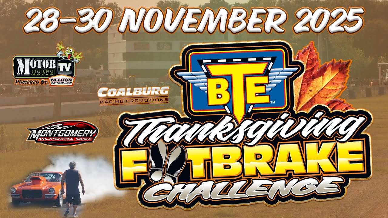FREE LIVESTREAM From The Inaugural Thanksgiving Footbrake Challenge – Big Money Door Car Drag Racing Greatness!