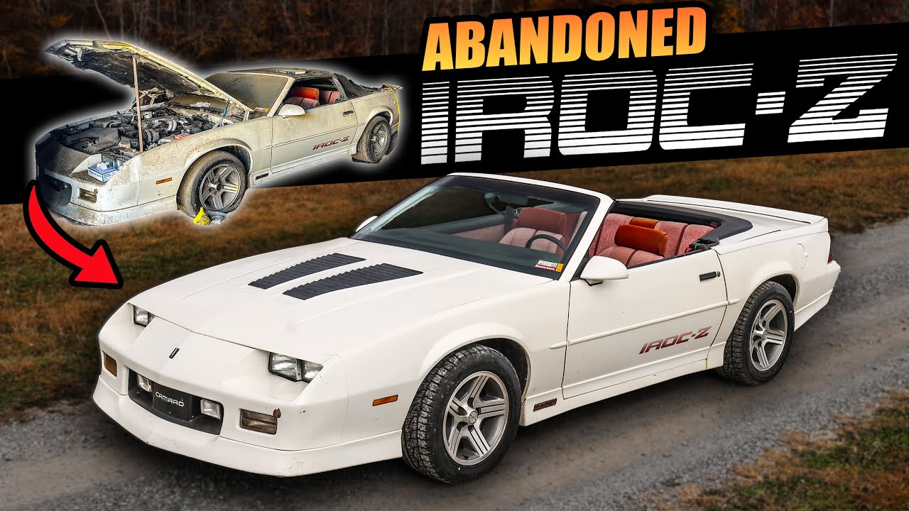 ABANDONED Camaro IROC-Z Rescued After 28 Years! Will Dylan McCool Be Able To Make It Run and Drive?