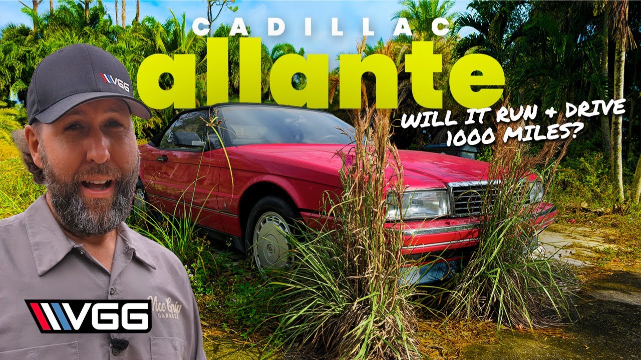 ABANDONED RARE Cadillac Allante Parked FOR YEARS! Will It RUN AND DRIVE 1,000 Miles Home?