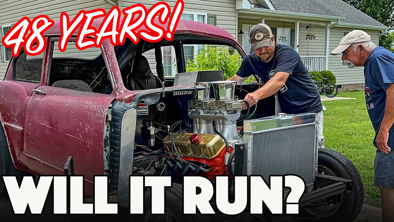 The Hot Rod Hoarder Gasser Henry J Project Part 7: Will She Finally Make Noise After Sitting Since 1977?!