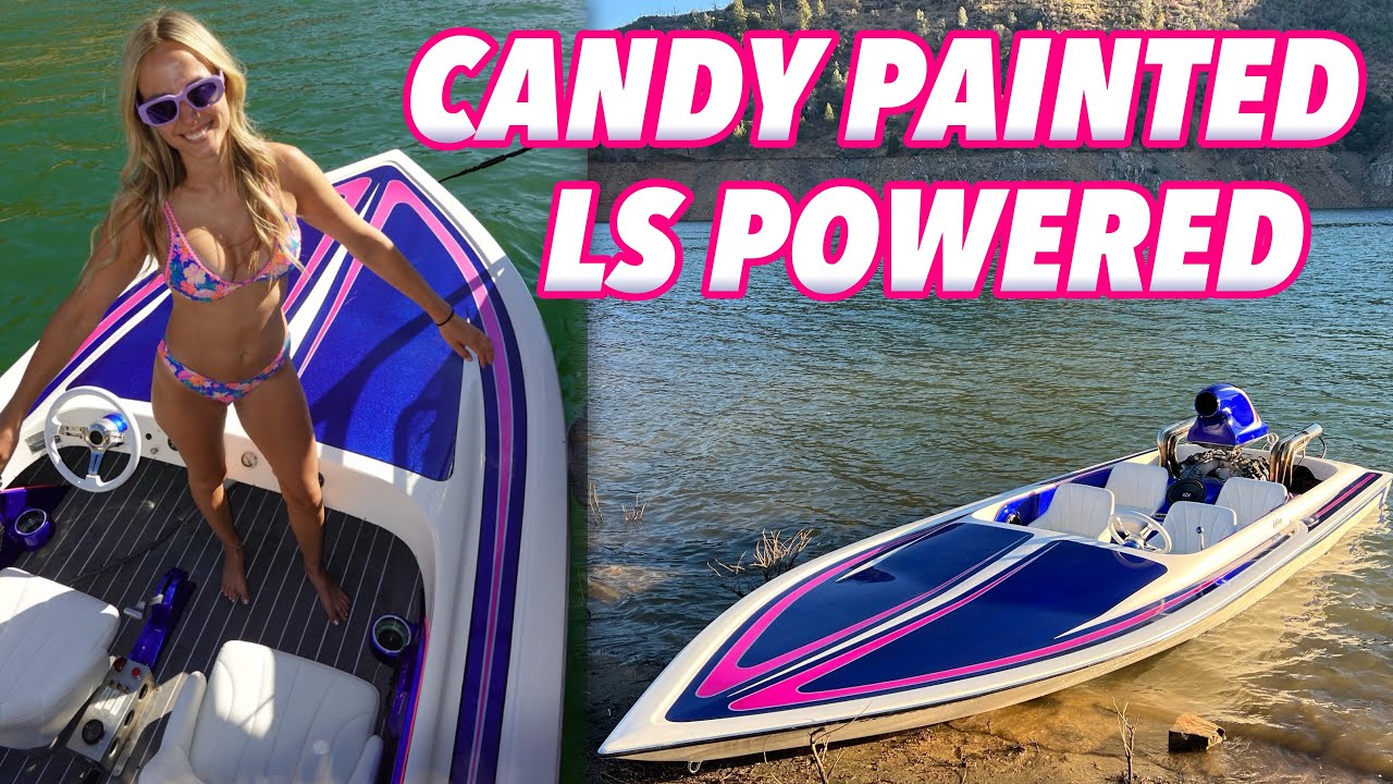 Dear Santa: Jet Boat Please! I Built a Hot Rod Jet Boat! Check Out The Build On This One! 5.3 LS, Candy Paint, Headers, And Custom Interior!