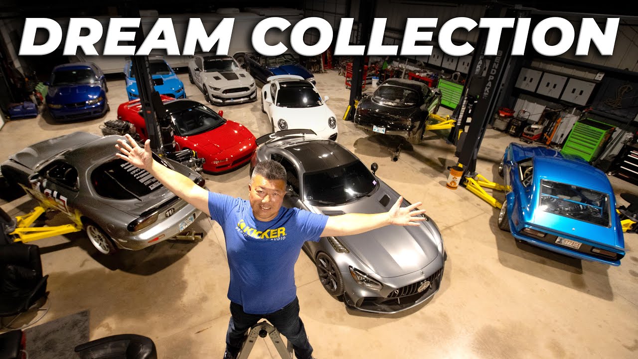 Garage Tour: This 8,000sft Home Garage Is BIGGER Than His House, And It’s Packed with Sports Cars!