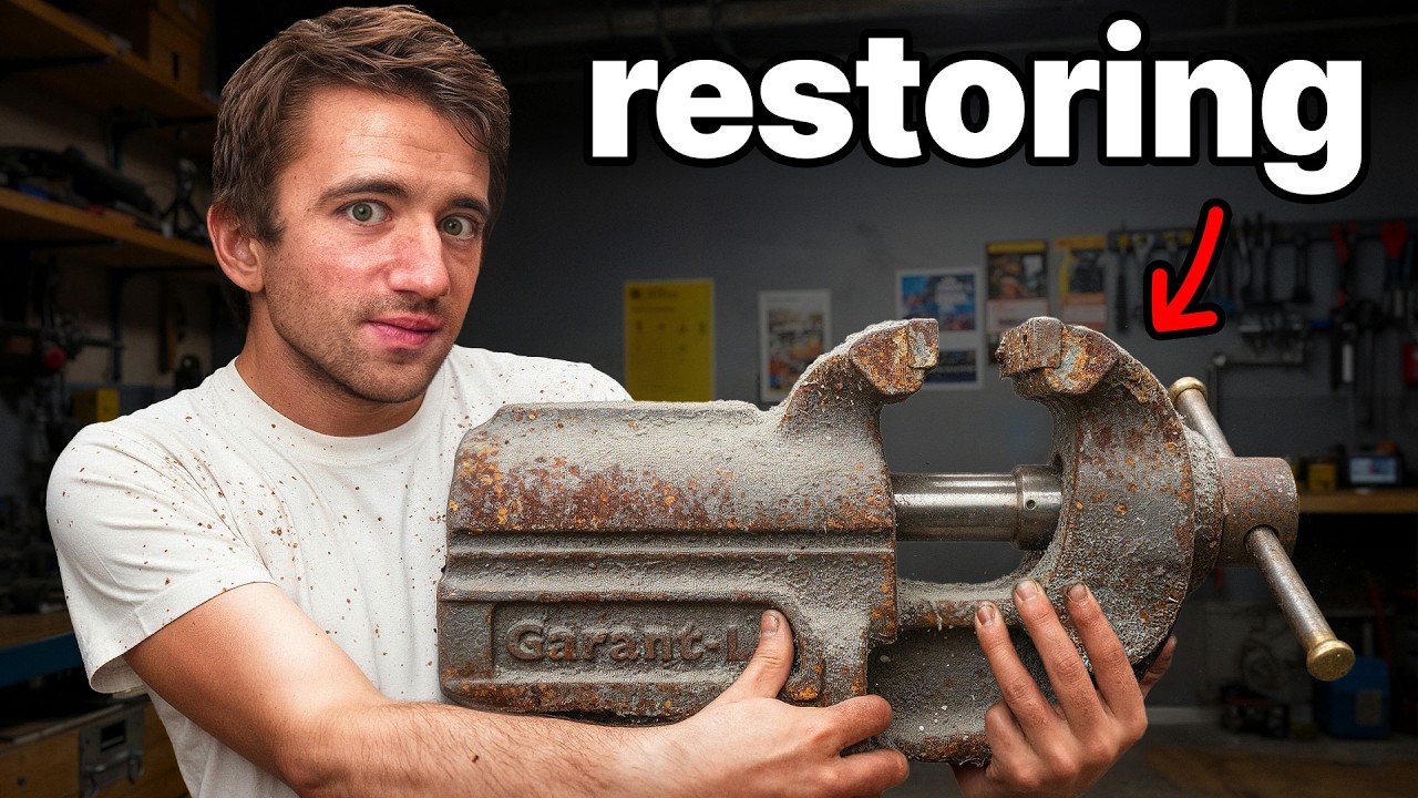 Here’s What Happens When An Engineer Gets His Hands On An Old Bench Vise And Proceeds To Restore It