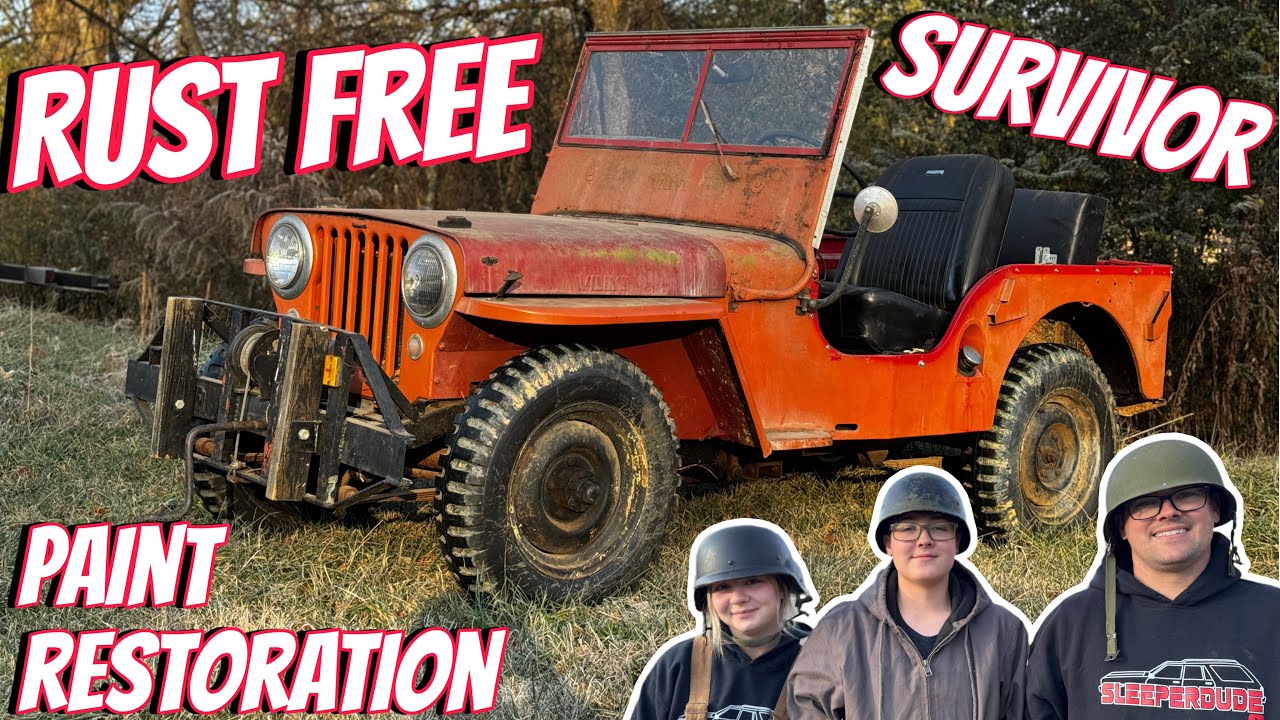 Sleeperdude and Family Take An Off Road Christmas Tree Journey in an 80 Year Old Jeep That Doesn’t Drive Yet