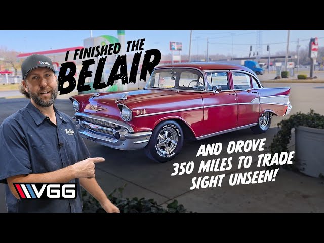350 Mile ROAD TRIP in the 1957 Chevy Belair – Derek Traded SIGHT UNSEEN After He Finished The Rebuild!