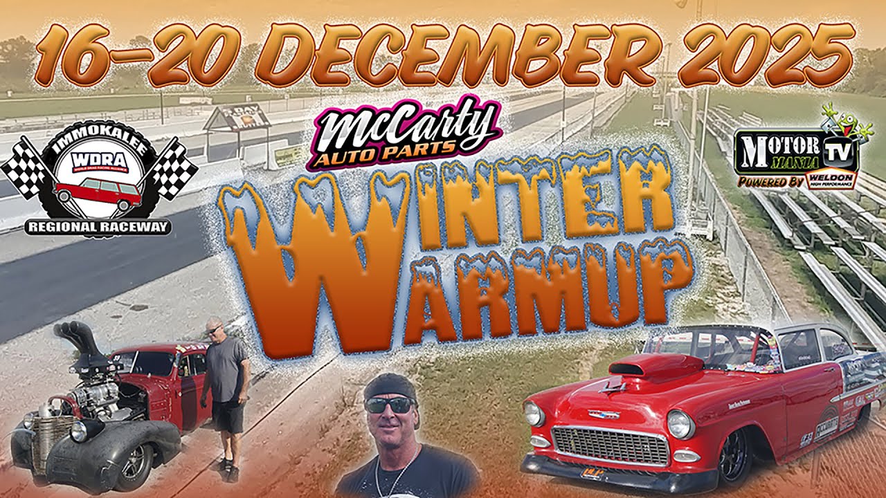 FREE LIVE DRAG RACING: The Immokalee Regional Raceway’s Winter Warmup Big Money Bracket Races – $25,000 Saturday!